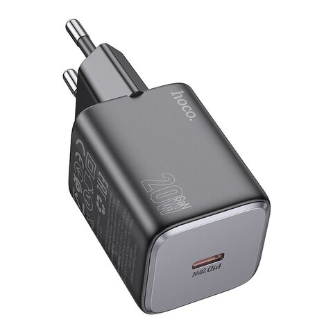 HOCO adowarka sieciowa Typ C QC PD 20W N40 czarna