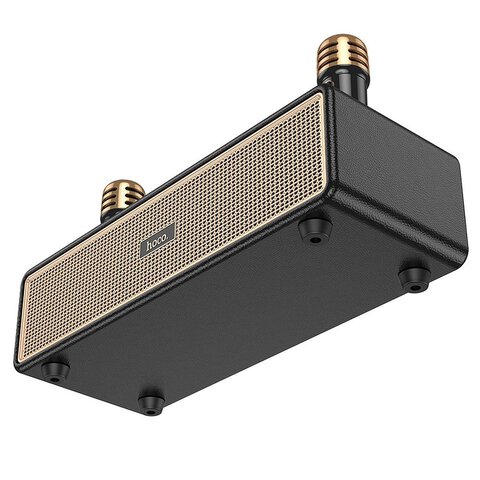 HOCO głośnik bluetooth + 2 x bezprzewodowe mikrofony BS63 czarny