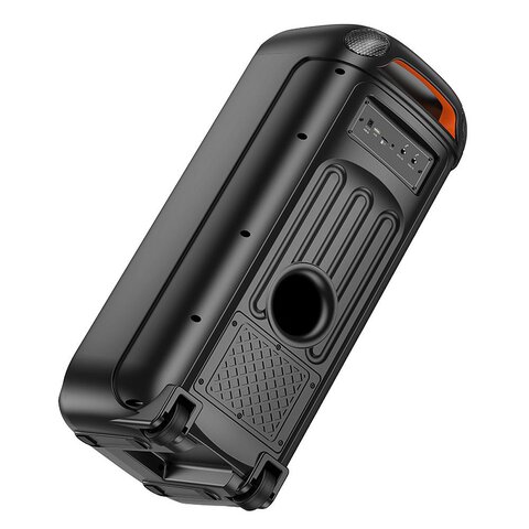 HOCO głośnik bluetooth + 2 x bezprzewodowe mikrofony HA13 Max czarny