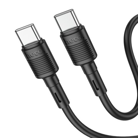 HOCO kabel Typ C do Typ C PD 3A 60W X83 1 m czarny
