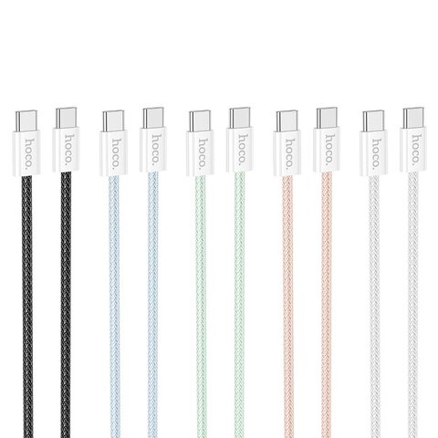 HOCO kabel Typ C do Typ C PD QC3.0 3A 60W X104 1 m zielony