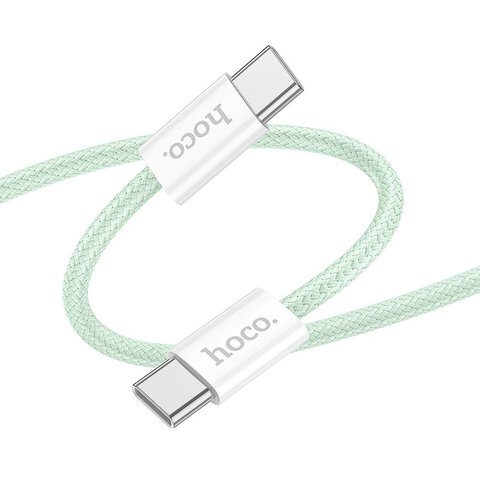 HOCO kabel Typ C do Typ C PD QC3.0 3A 60W X104 1 m zielony