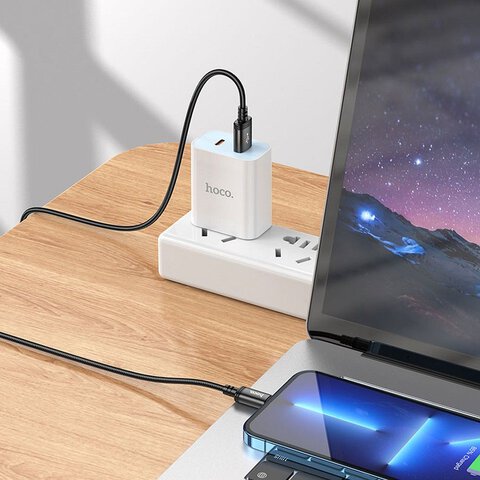 HOCO kabel USB A do Lightning 2,4A X91 3 m czarny