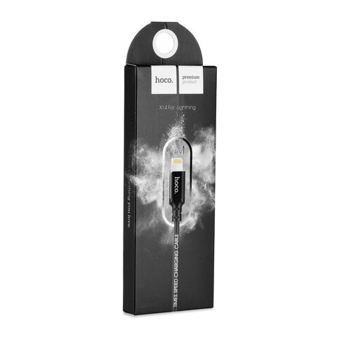 HOCO kabel USB do iPhone Lightning 8-pin X14 TIMES czarny 1 metr