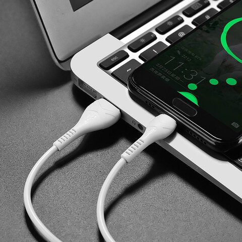 HOCO kabel USB do Typ C Cool power X37 1 metr biały
