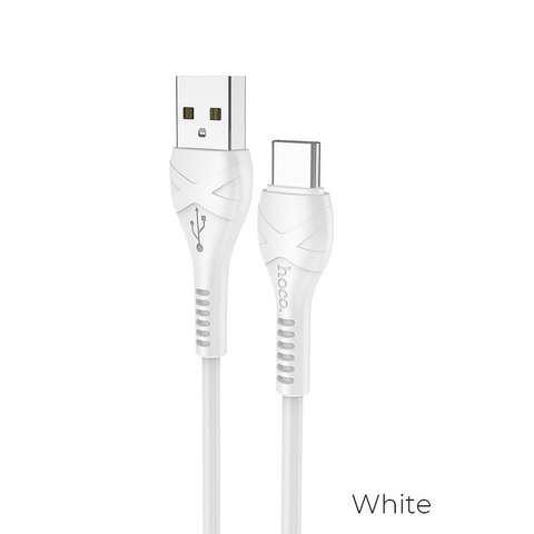 HOCO kabel USB do Typ C Cool power X37 1 metr biały