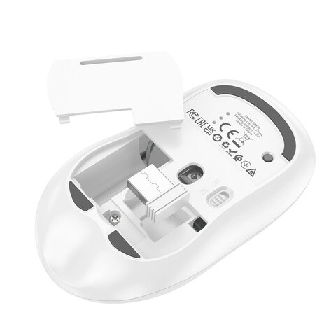 HOCO mysz komputerowa bezprzewodowa 2,4G 1600 dpi GM25 biała