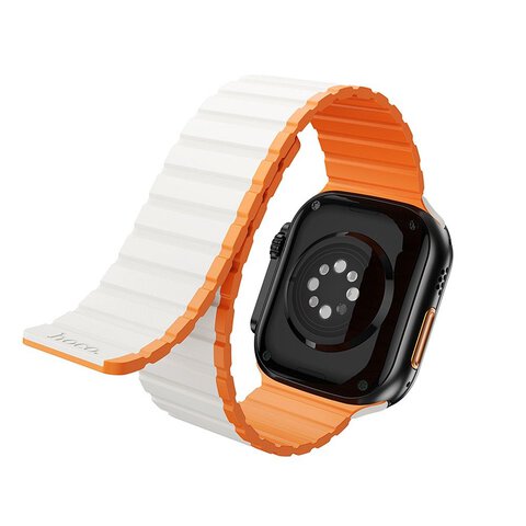 HOCO pasek do Apple Watch 42 / 44 / 45 / 49 mm AS102 gwiezdny z pomaraczowym