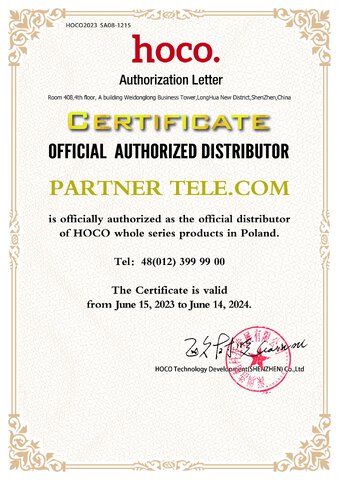 HOCO powerbank 10 000 mAh z wbudowanymi kablami Typ C + Lightning 2A J118 biay