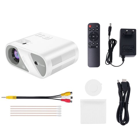 HOCO projektor Wi-Fi Bluetooth 720P DT1 biały