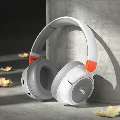 HOCO suchawki bezprzewodowe bluetooth nagowe W43 biae