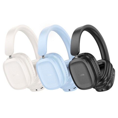 HOCO suchawki bezprzewodowe bluetooth nagowne W51 niebieskie