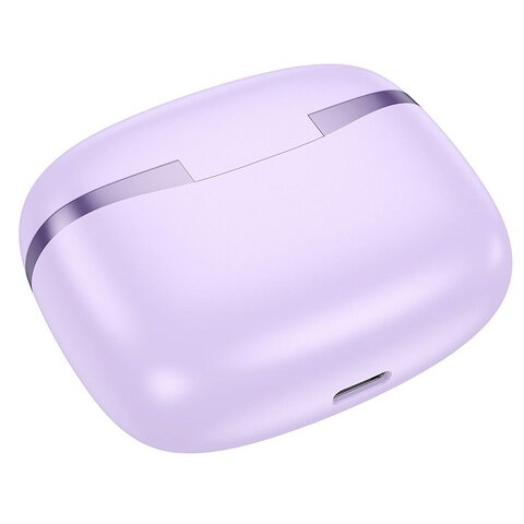 HOCO suchawki bezprzewodowe bluetooth TWS EQ10 fioletowe
