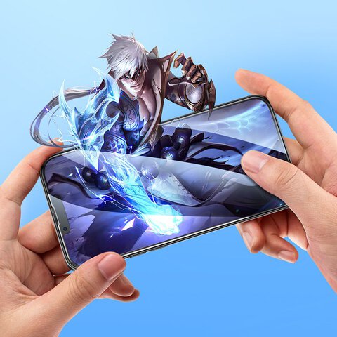 HOCO szko hartowane HD 5D Guardian shield (SET 10in1) - do iPhone 13 Pro Max / 14 Plus czarny (G14)