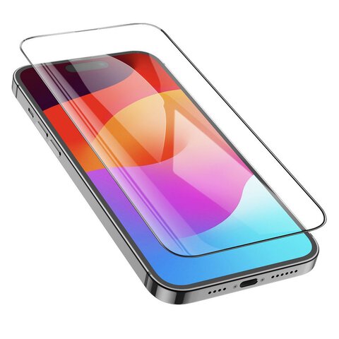 HOCO szko hartowane HD 5D Guardian shield (SET 10in1) - do iPhone 15 Pro czarny (G14)