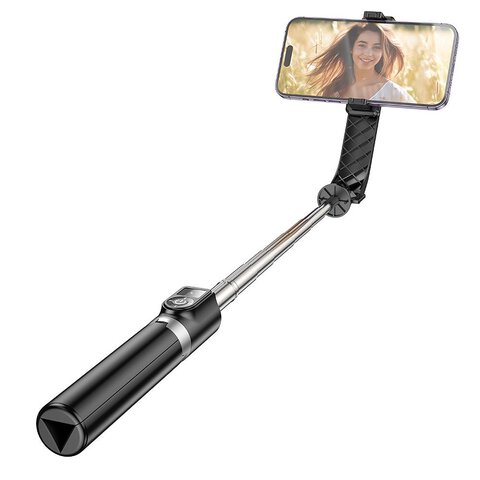 HOCO uchwyt selfie z pilotem bezprzewodowym tripod K20 czarny