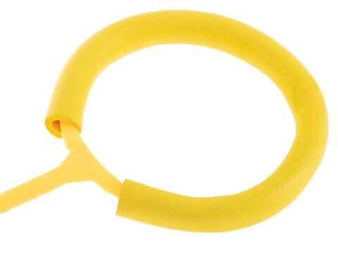 Skakanka, hula hop na nogę żółte LED