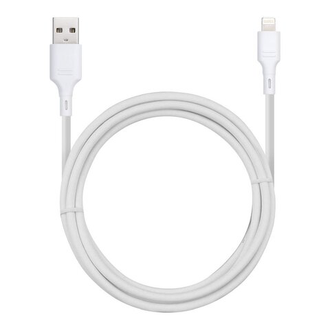 Kabel Blue Star ze zczem USB A do iPhone Lightning 2.4A - biay