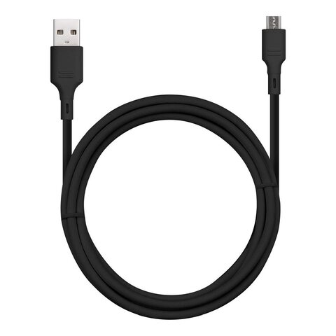 Kabel Blue Star ze zczem USB A do micro USB 2A - czarny