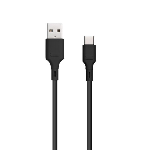 Kabel Blue Star ze zczem USB A do USB C 3A - czarny