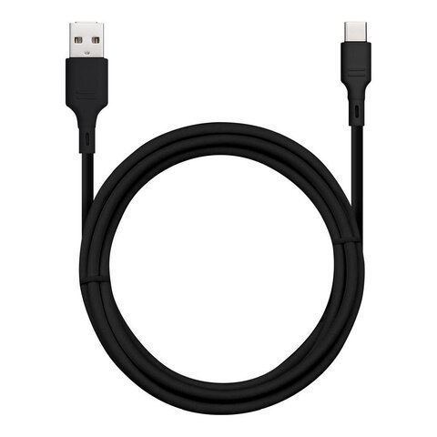Kabel Blue Star ze zczem USB A do USB C 3A - czarny