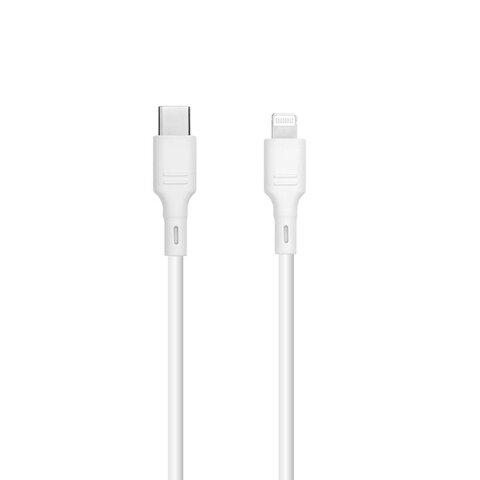 Kabel Blue Star ze zczem USB C do iPhone Lightning 2.4A (max 27W) - biay