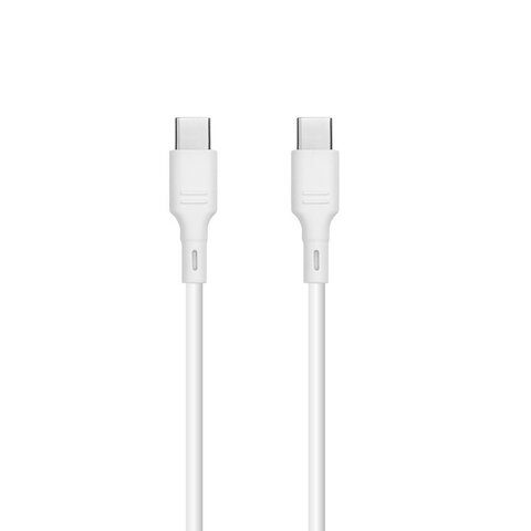 Kabel Blue Star ze zczem USB C do USB C 3A (max 60W) - biay