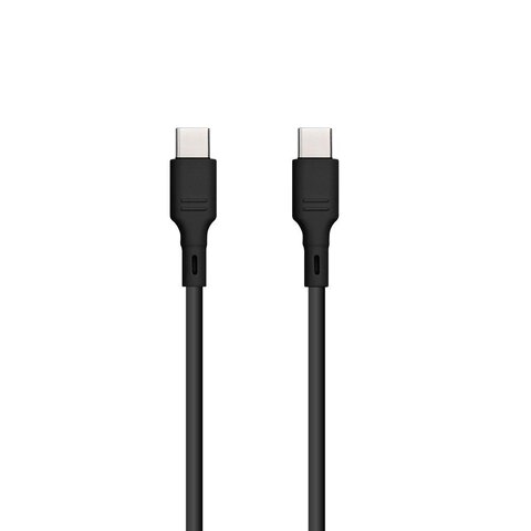 Kabel Blue Star ze zczem USB C do USB C 3A (max 60W) - czarny