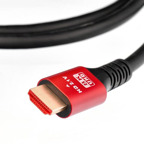 Kabel HDMI 2.1 8K 60Hz / 4K 120Hz – Ultra High Speed, HDR, eARC, VRR, 48Gbps 5 m czarny