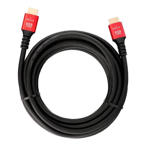 Kabel HDMI 2.1 8K 60Hz / 4K 120Hz – Ultra High Speed, HDR, eARC, VRR, 48Gbps 5 m czarny