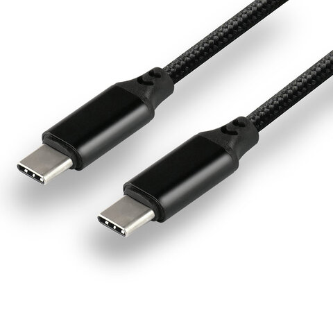 Kabel pleciony USB-C everActive CBB-1PD5 Power Delivery - szybkie ładowanie - 1m czarny