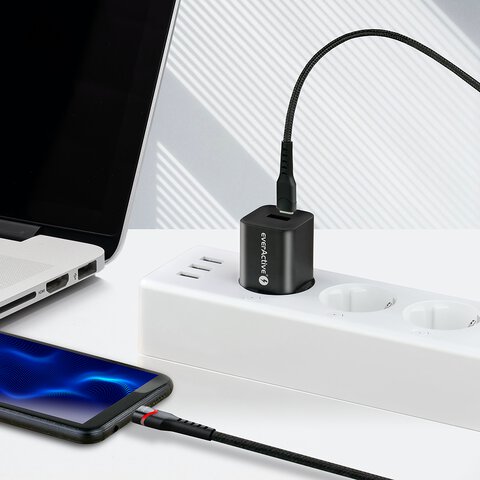 Kabel przewód USB-C PD E-Marker EPR 100cm everActive CBB-1PDRS Power Delivery 3.1 5A/48V 240W