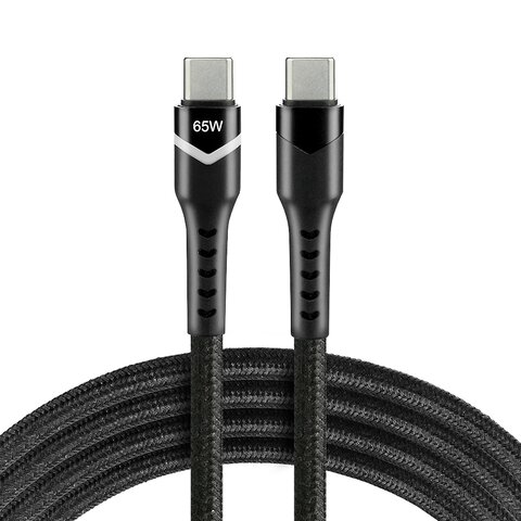 Kabel przewód USB-C PD RGB LED 200cm everActive CBB-2PDR Power Delivery 3A z obsługą szybkiego ładowania 60W