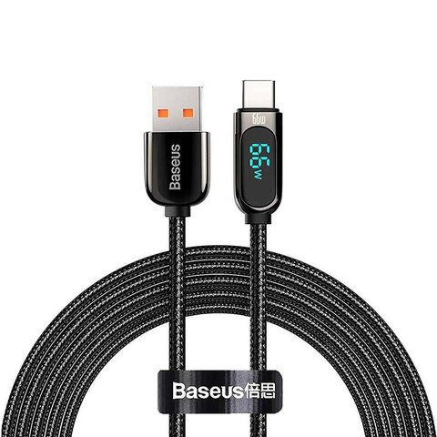 Kabel USB - USB-C 1m Baseus Display CASX020001 66W
