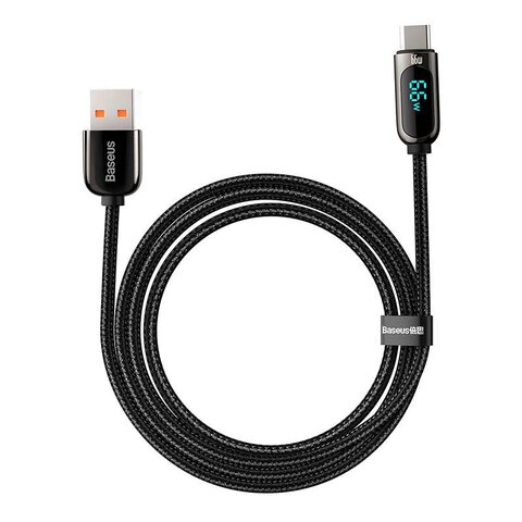 Kabel USB - USB-C 2m Baseus Display CASX020101 66W