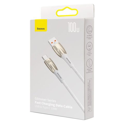 Kabel USB - USB-C 2m Baseus Glimmer CADH000602 100W LED