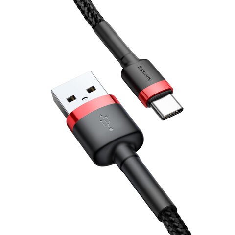 Kabel USB - USB-C 3m Baseus Cafule CATKLF-U91 Quick Charge do szybkiego ładowania 3A 