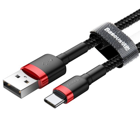 Kabel USB - USB-C 3m Baseus Cafule CATKLF-U91 Quick Charge do szybkiego ładowania 3A 