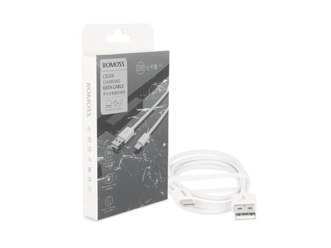 Kabel ROMOSS USB typ C - USB-A/M biały 100cm CB308