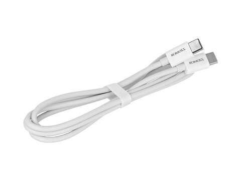 Kabel ROMOSS USB typ C - USB typ C biały 