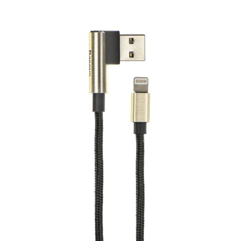 Kabel USB BASEUS Yart Elbow do Apple Lightning 1m złoty