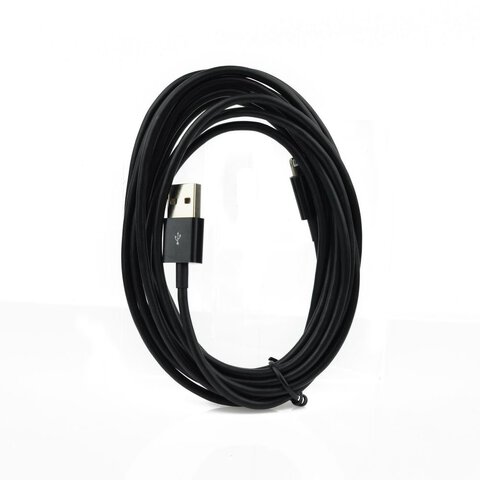 Kabel USB do Apple iPhone / iPod / iPad 8pin lightning 3m czarny