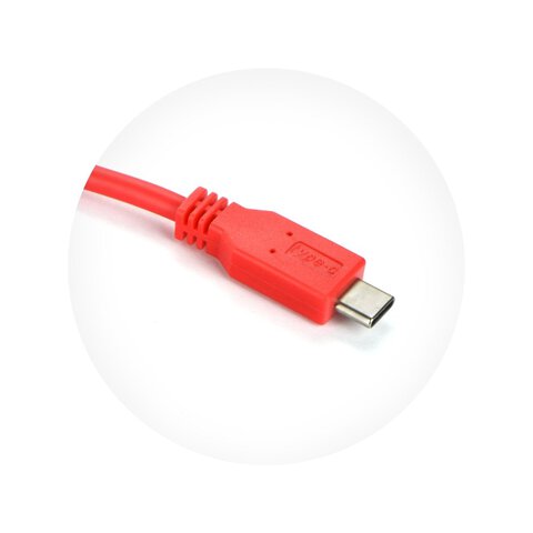 Kabel USB - Typ C 3.1 / USB 3.0 1m czerwony