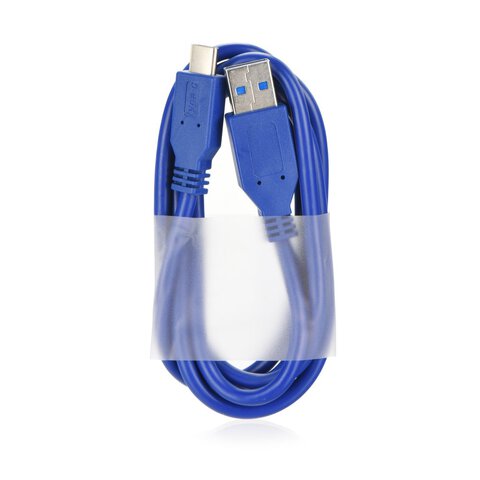 Kabel USB - Typ C 3.1 / USB 3.0 1m niebieski 