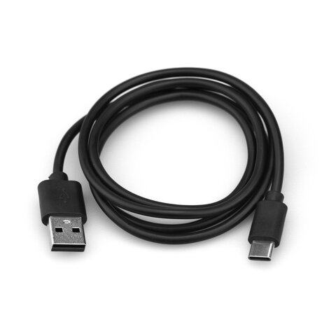 Kabel USB - typ C uniwersalny 1m czarny