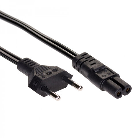 Kabel zasilający Akyga AK-RD-02A do not. IEC C7 CEE 7/16 3m wtyk EU