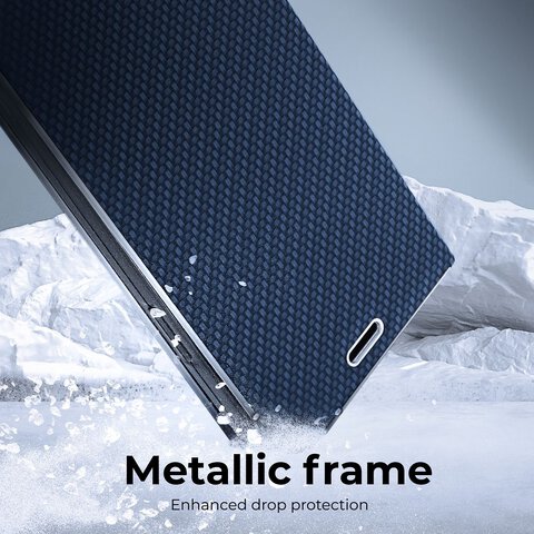 Kabura LUNA Book Carbon do XIAOMI Redmi NOTE 12 4G niebieski