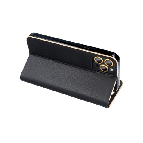 Kabura LUNA Book Gold do HUAWEI P20 Lite czarny