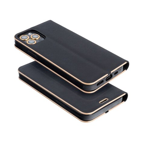 Kabura LUNA Book Gold do HUAWEI P20 Lite czarny