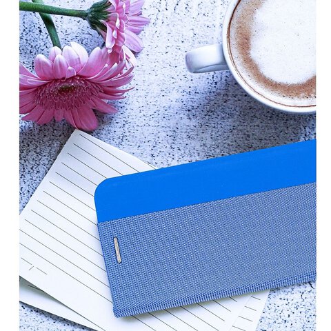 Kabura SENSITIVE Book do SAMSUNG A13 4G niebieski